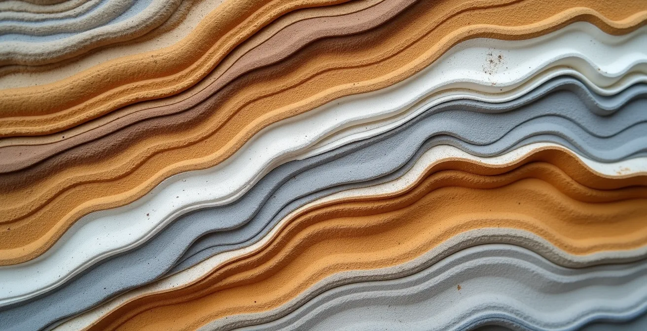 Crystal blue waters of Bluffer's Beach with towering Cathedral Bluffs forming a dramatic natural backdrop