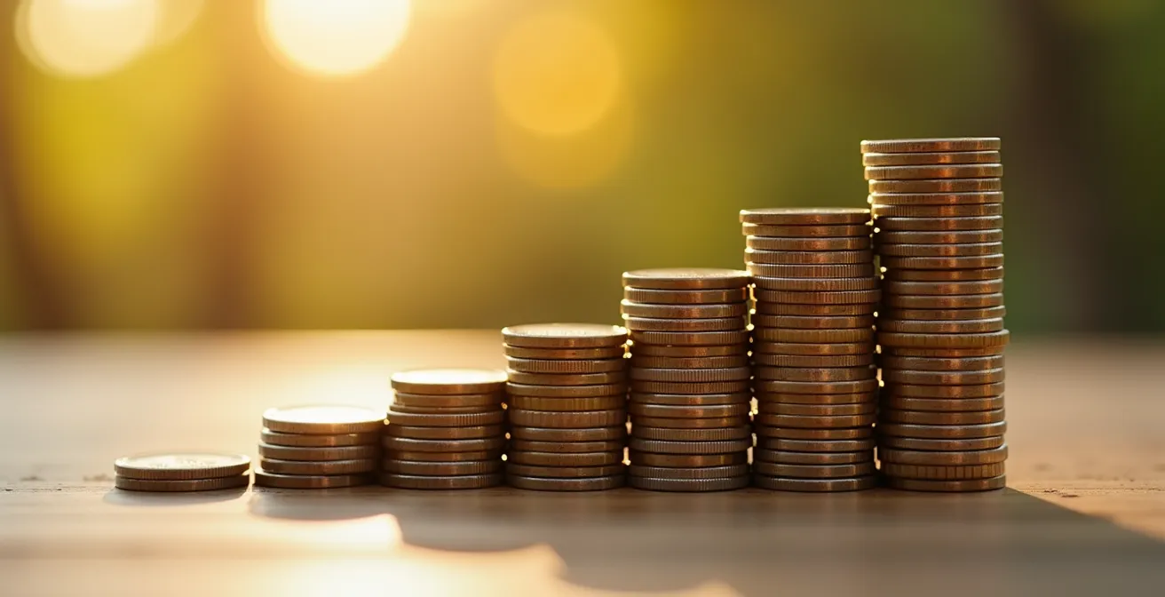 Visual metaphor for leveraging home equity to acquire second property