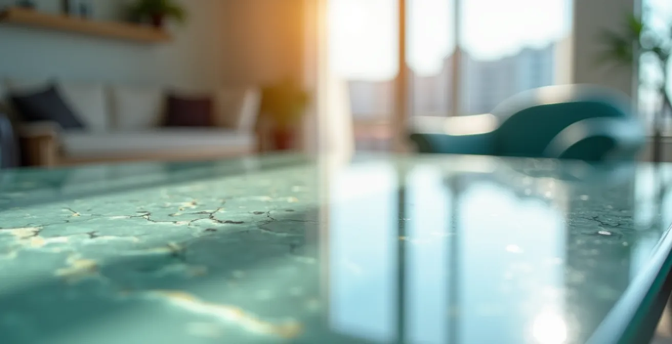 Bright Toronto condo interior using mirror placement to double natural light and reflect CN Tower view